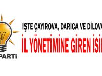 İşte Çayırova, Darıca ve Dilovasında il yönetimine giren isimler