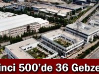 İkinci 500’de 36 Gebzeli!