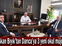 Başkan Bıyık’tan Darıca’ya 3 yeni okul müjdesi