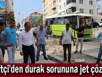 Çiftçi'den durak sorununa jet çözüm