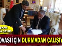 Başkan Şayir, Ankara'da çalmadık kapı bırakmadı!