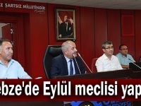 Gebze'de Eylül meclisi yapıldı