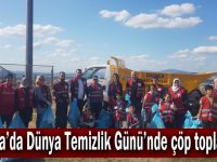 Darıca’da Dünya Temizlik Günü’nde çöp topladılar