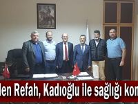 Yeniden Refah, Kadıoğlu ile sağlığı konuştu