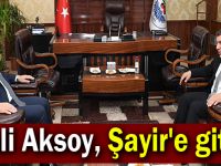 Vali Aksoy, Şayir'e gitti!