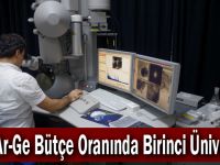 GTÜ Ar-Ge Bütçe Oranında Birinci Üniversite