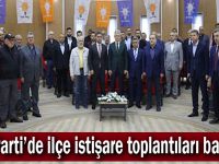 AK Parti’de ilçe istişare toplantıları başladı