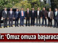 Şayir: ‘Omuz omuza başaracağız’