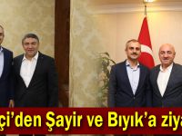 Çiftçi’den Şayir ve Bıyık’a ziyaret