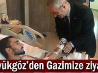 Büyükgöz'den gazimize ziyaret