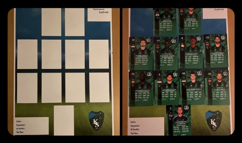 Kocaelispor’dan Çocuklara Özel Hediye Kartlar!