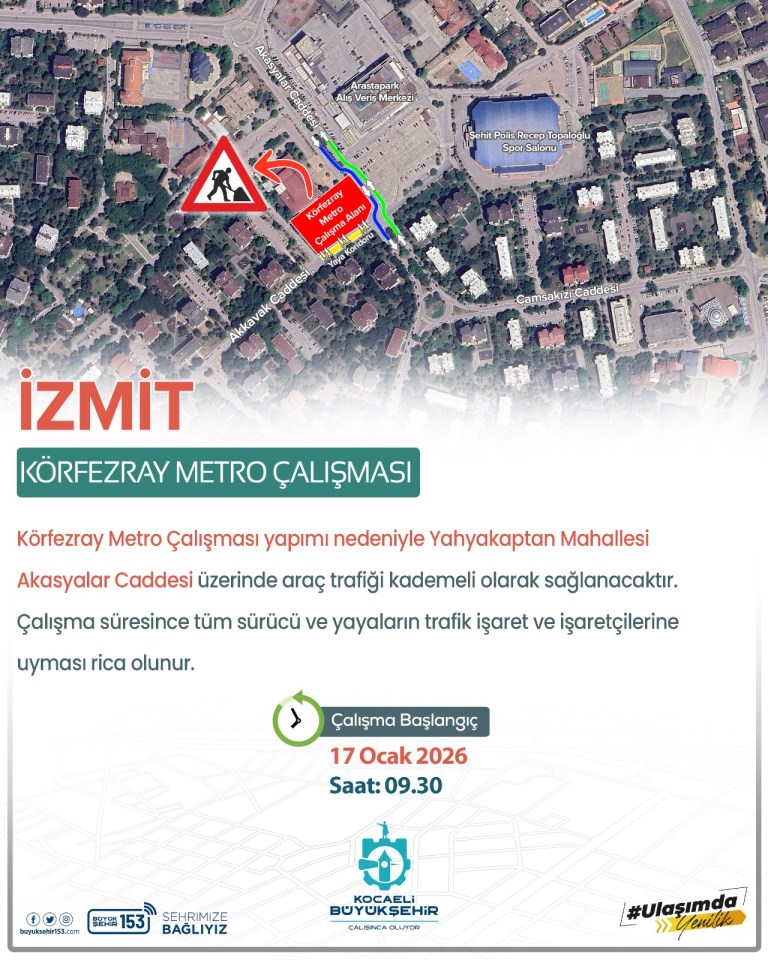 Yahyakaptan’da Trafik Düzenlemesi Başlıyor!