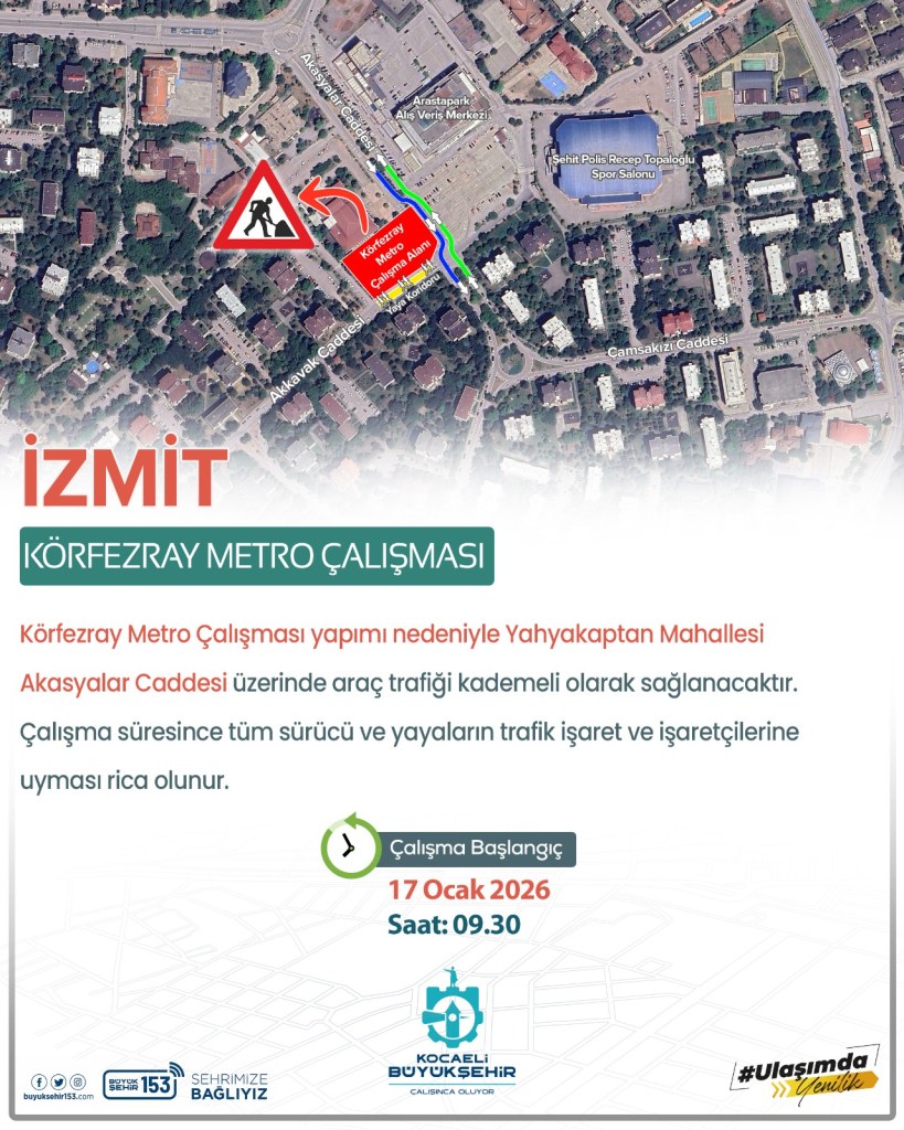 Yahyakaptan’da Trafik Düzenlemesi Başlıyor!