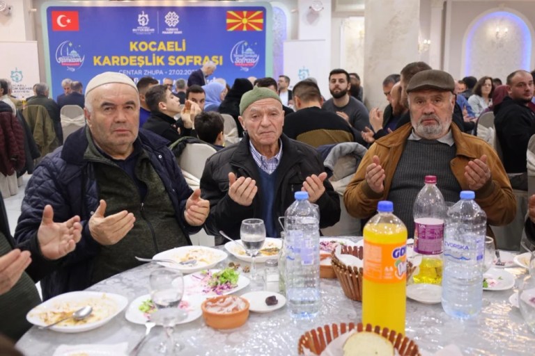 Kocaeli’nin Gönül Sofrası, Makedonya Zhupa’da Kuruldu