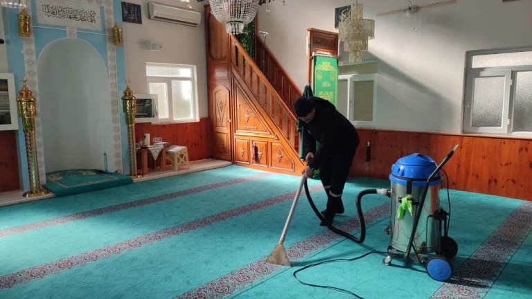 Kandıra’da Ramazan Öncesi Cami Temizliği