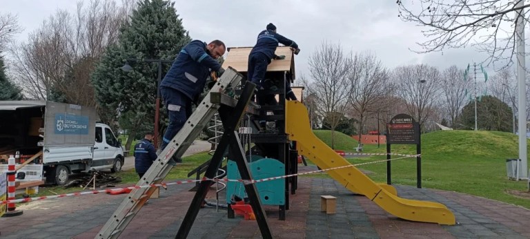 Sekapark’ta çocuk oyun alanları yaza hazırlanıyor