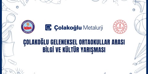 Çolakoğlu Metalurji’nin düzenlediği Kocaeli’de Bilgi Yarışması Heyecanı başlıyor!