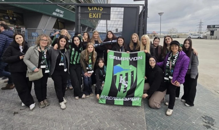 Avrupalı öğrenciler Kocaelispor’a hayran kaldı