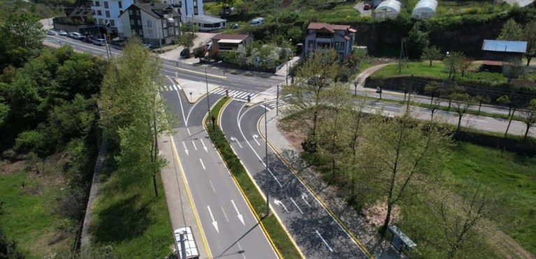 Başiskele’de yeni kavşak hizmete girdi