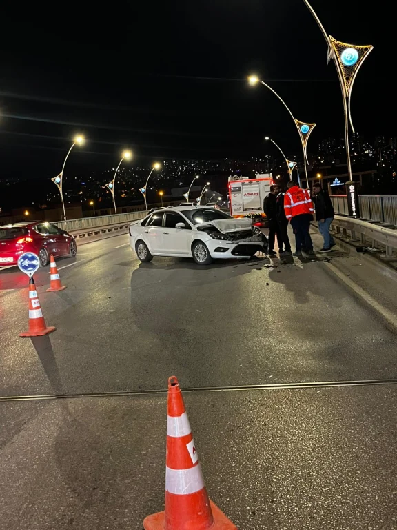 Büyükşehir A Takımı’ndan kazaya anında müdahale!