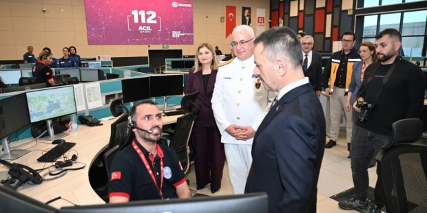 Vali Aktaş’tan 112’ye bayram ziyareti