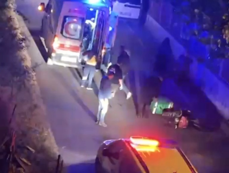 Gebze’de kurye kazasında bir kişi yaralandı!