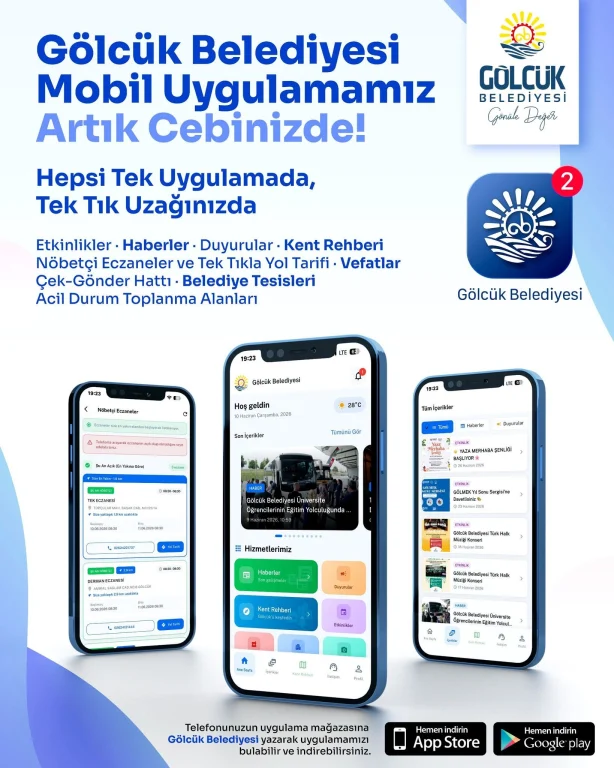 Gölcük Belediyesi mobil uygulamasını tanıttı
