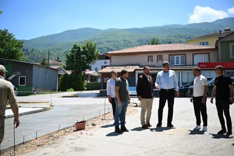 Başkan Kocaman’dan Nusretiye Meydanı’na yerinde inceleme