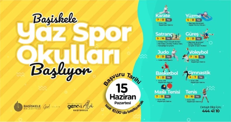 Başiskele Yaz Spor Okulları kayıtları başlıyor