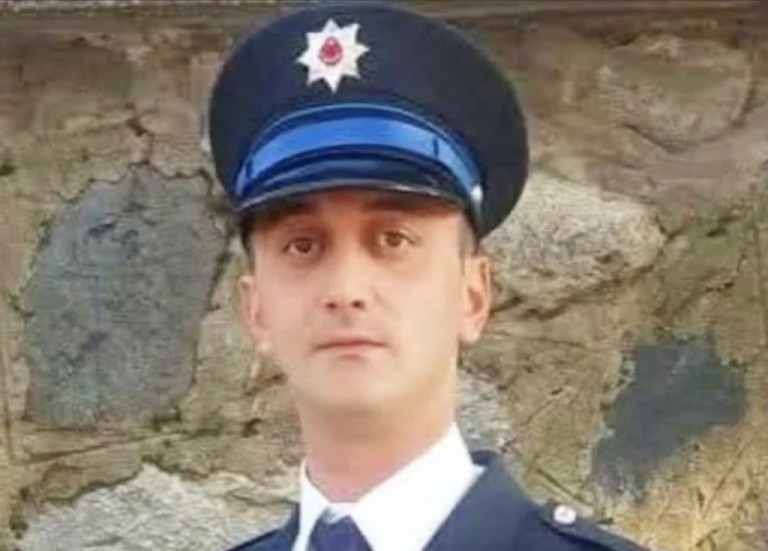 Genç polis memuru memleketinde toprağa verildi