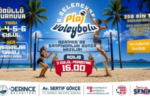 Derince’de plaj voleybolu turnuvası başlıyor