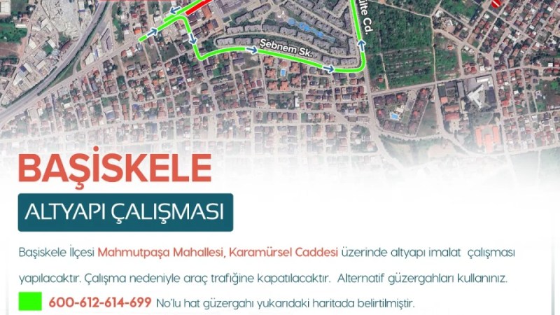 Karamürsel Caddesi trafiğe kapatılıyor!