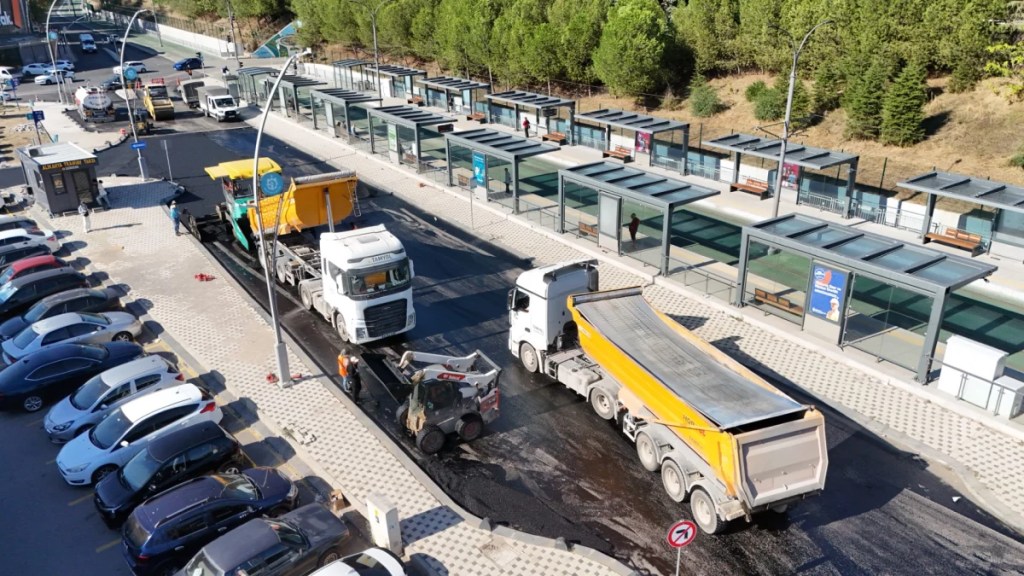 Alikahya tramvay hattı çevresi yenileniyor - 2. görsel