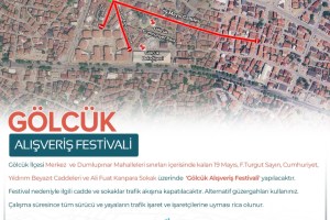 Festival nedeniyle Gölcük’te yollar kapatıldı!