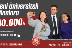 Üniversiteli gençlere 10 bin TL eğitim desteği