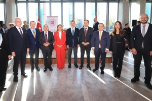 Büyükakın Strazburg’da resepsiyona katıldı