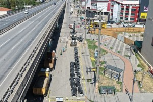 Cahit Zarifoğlu Caddesi altyapısı yenilendi