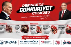 Derince’de 29 Ekim kutlamaları iki gün sürecek