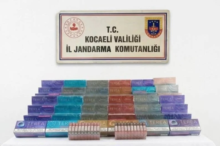 Gebze’de elektronik sigara kaçakçısına jandarma darbesi!