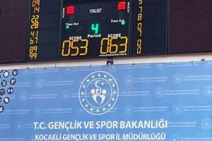 Körfez GB Kocaeli Basket’i 63-53 yendi
