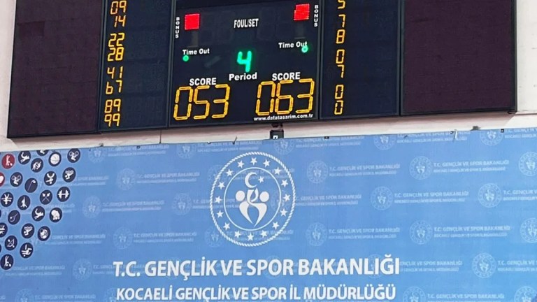Körfez GB Kocaeli Basket’i 63-53 yendi