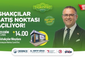 Taşköprü ürünleri İshakçılar’da satışa çıkıyor