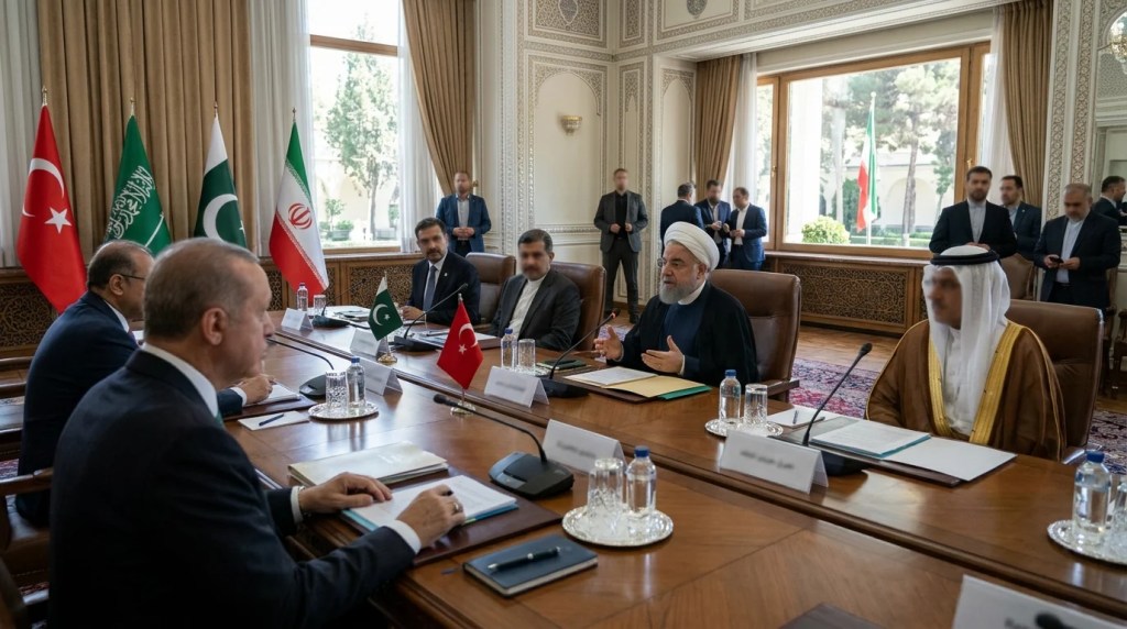 Tahran'da kritik dörtlü diplomasi mesaisi