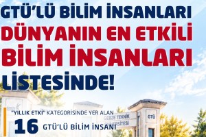 Dünyanın En Etkili Bilim İnsanları Listesinde